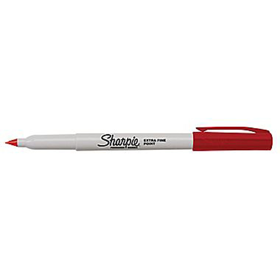 Picture of SHARPIE PERMANENT MARKER EXTRA FINE RED