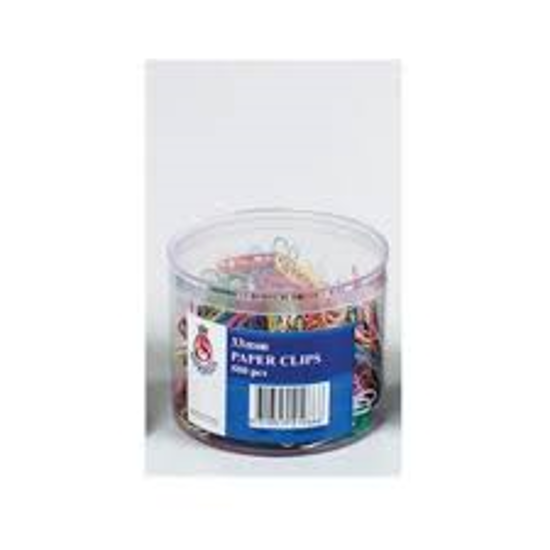 Picture of PAPER CLIPS SOVEREIGN 33MM MEDIUM ASSORTED COLOURS PK500