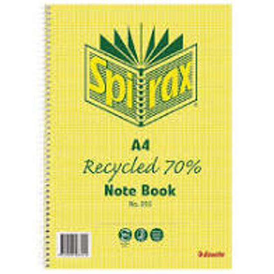 Picture of SPIRAX 810 RECYCLED NOTEBOOK A4