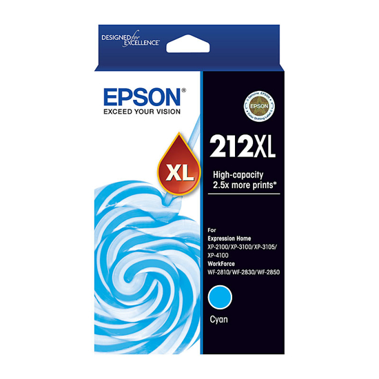 Picture of EPSON 212 HY CYAN INK CART