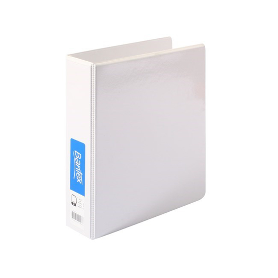 Picture of A5 BANTEX 3 RING BINDER WHITE 38mm
