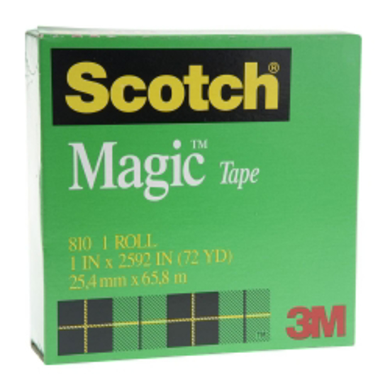 Picture of TAPE MAGIC SCOTCH 810 24MMX66M BOXED