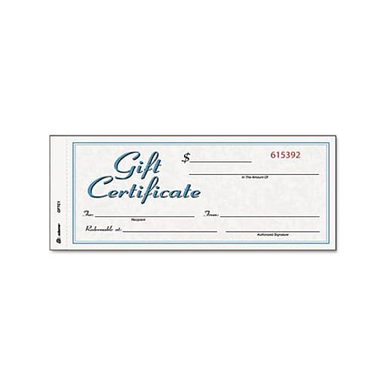 Picture of GIFT VOUCHERS BOOK 25