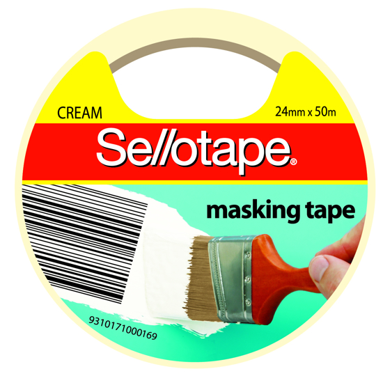 Picture of MASKING TAPE 24MM X 50M CREAM
