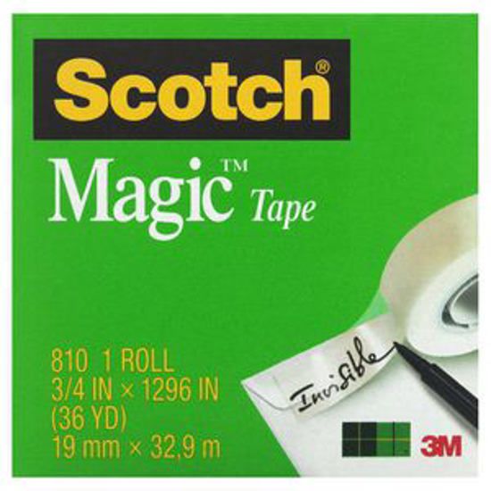 Picture of SCOTCH MAGIC TAPE 19MM X 32.9M 810