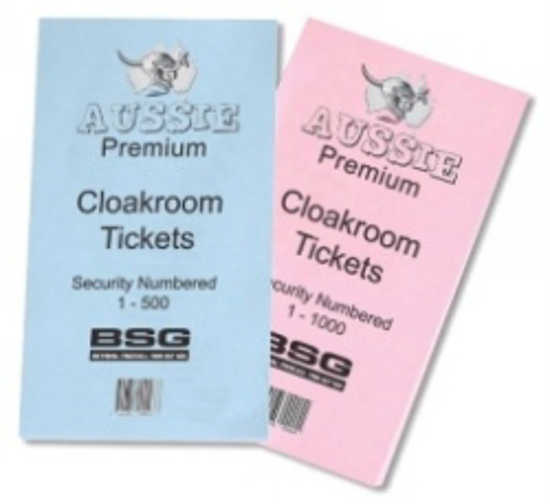 Picture of TICKETS CLOAK ROOM PAD 1-1000