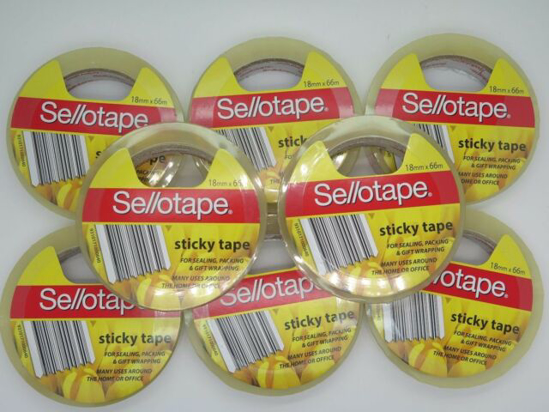 Picture of TAPE SELLOTAPE CLEAR STICK 18MM X 66M
