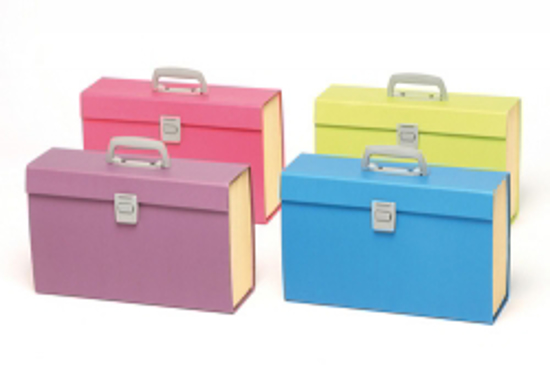 Picture of CARRY EXPANDING FILE FOOLSCAP SUMMER COLOURS