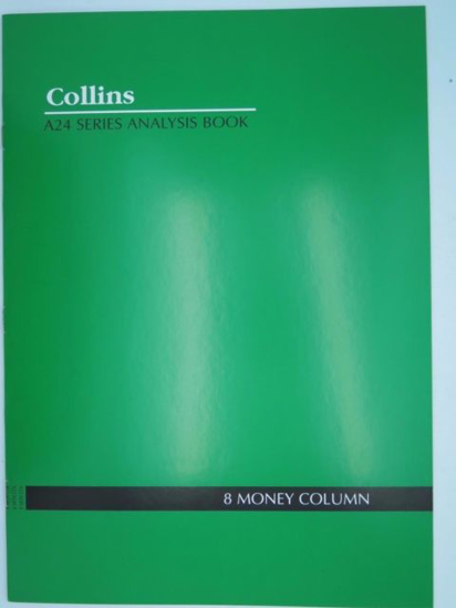 Picture of ACCOUNT BOOK COLLINS A24 8 MONEY COLUMN