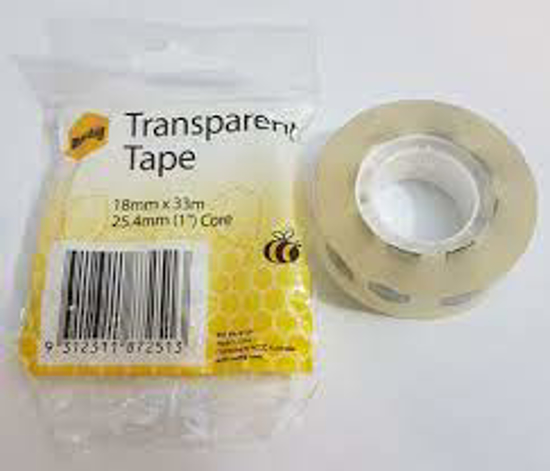 Picture of MARBIG TRANSPARENT TAPE 18mm X 33M 87251