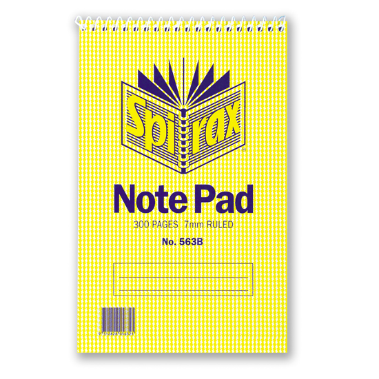 Picture of NOTE BOOK SPIRAX 563B S/HAND T/O 300PG