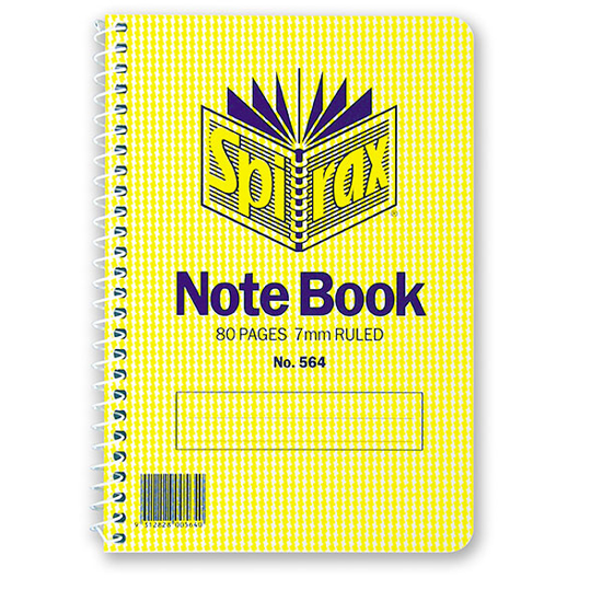Picture of NOTE BOOK SPIRAX 564 165X114