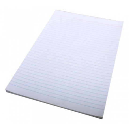 Picture of OFFICE PADS QUILL A5 BANK RULED WHITE 90