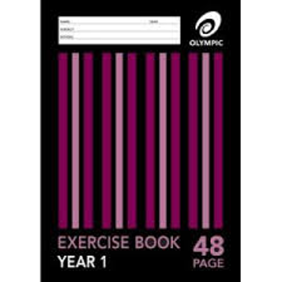 Picture of OLYMPIC EXERCISE BOOK A4 48 PAGE YEAR 1