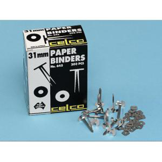 Picture of PAPER BINDERS CELCO 645 31MM BX200