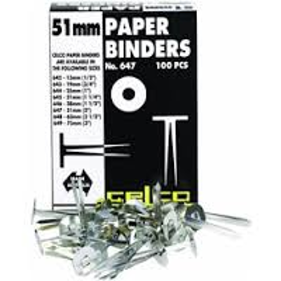 Picture of PAPER BINDERS CELCO 647 51MM BX100