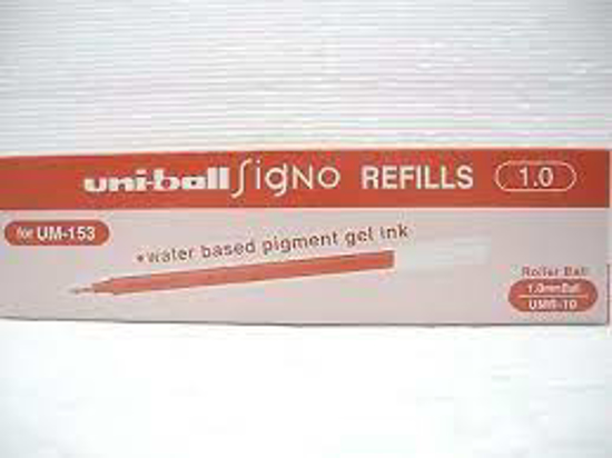 Picture of PEN REFILL UNI RB SIGNO UMR10 BROAD RED