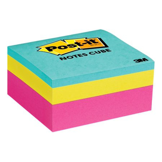 Picture of POST- IT MEMO CUBE 2027 76X76MM VIBRANT
