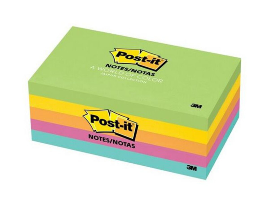 Picture of POST- IT NOTES 655-5UC 73X123 JAIPUR ASST PK5