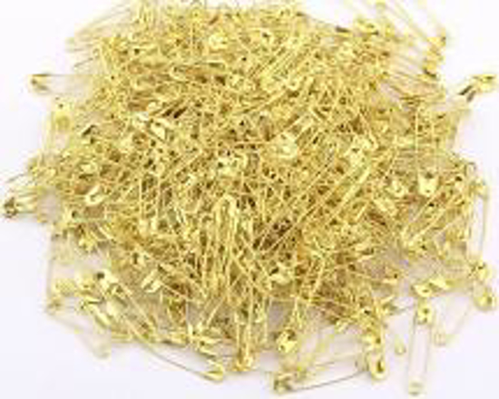 Picture of SAFETY PINS GOLD PK30