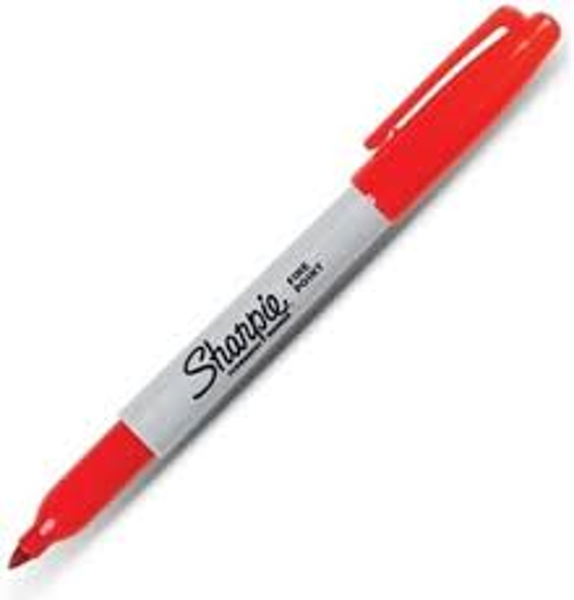 Picture of SHARPIE PERMANENT MARKER FINE POINT RED