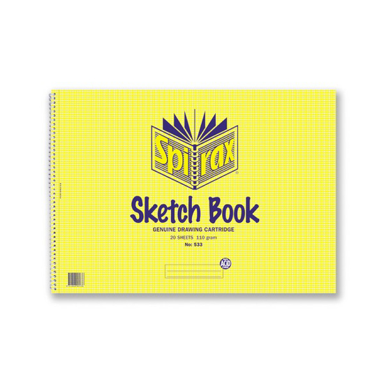 Picture of SKETCH BOOK SPIRAX 533 A3 40PG