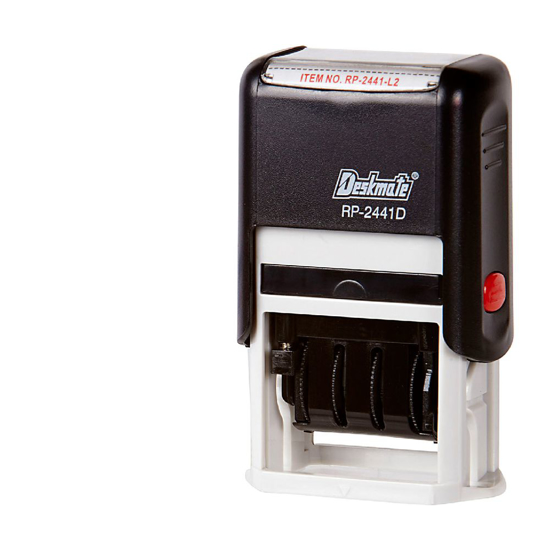Picture of STAMP DESKMATE SELF INKING ENTERED/DATE