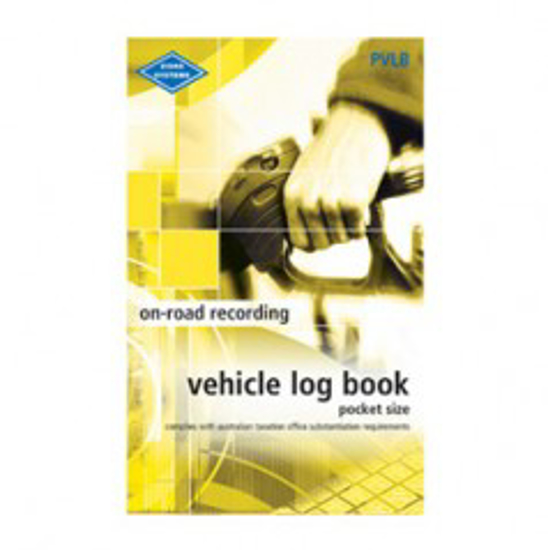 Picture of VEHICLE LOG BOOK ZIONS POCKET YELLOW COV