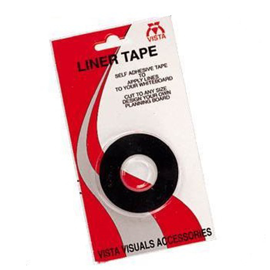 Picture of WHITEBOARD LINER TAPE VISTA 3MM BLACK