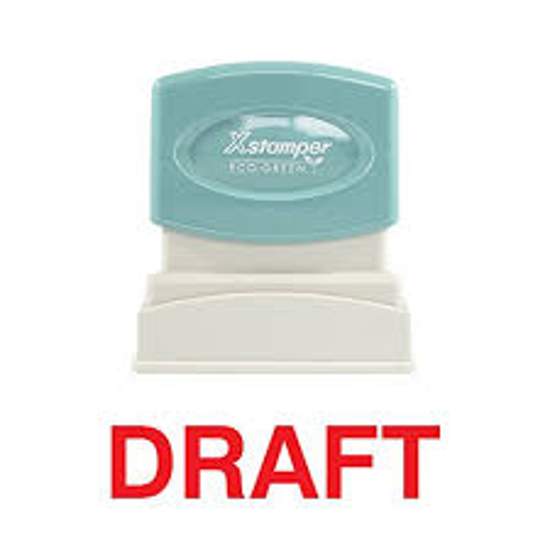 Picture of X-STAMPER 1068 DRAFT RED