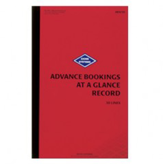 Picture of ADVANCE BOOKINGS AT A GLANCE ZIONS ADV30
