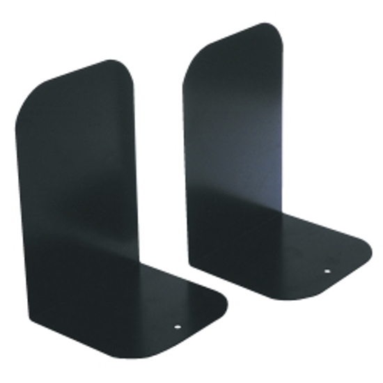 Picture of BOOK ENDS ESSELTE METAL BLACK ONE PAIR