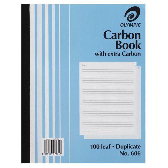 Picture of CARBON BOOK OLYMPIC 606 DUPLICATE 10X8 100LF