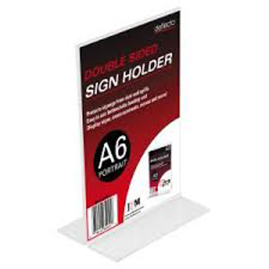 Picture of DEFLECTO A6 PORT STAND UP SIGN HOLDER