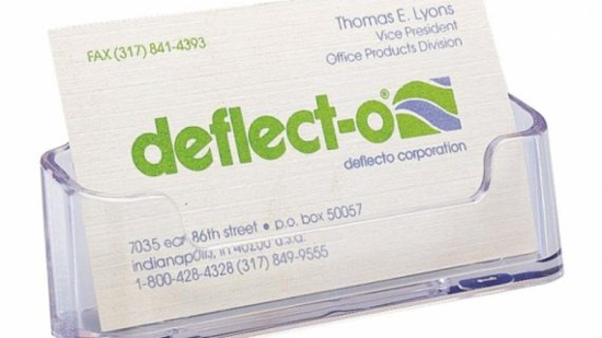 Picture of DEFLECTO STANDARD BUSINESS CARD HOLDER