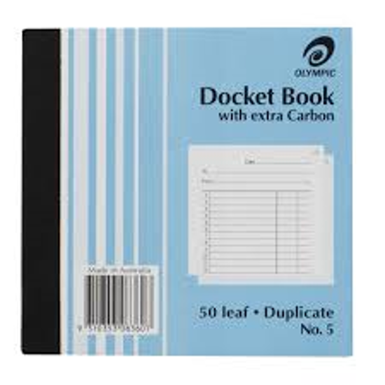 Picture of DOCKET BOOK OLYMPIC NO.5 DUP 120X125