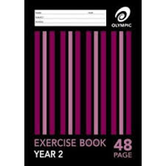 Picture of EXERCISE BOOK OLYMPIC A4 YEAR 2 48PG