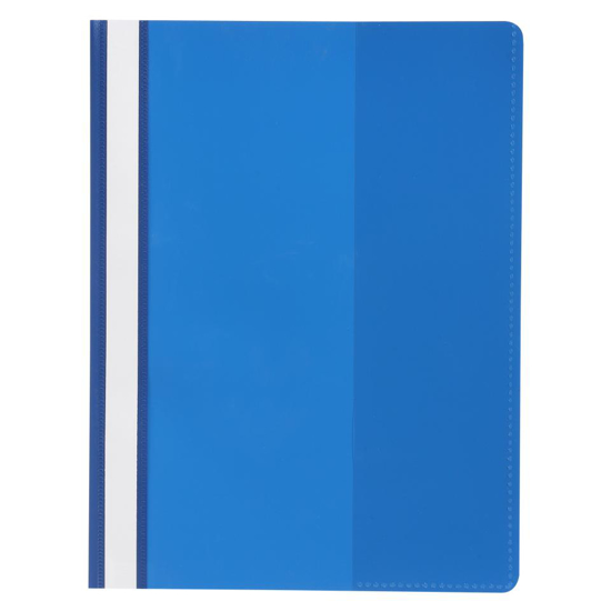 Picture of FLAT FILE A4 CLEAR FRONT BLUE