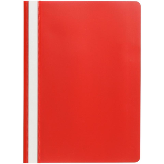 Picture of FLAT FILE A4 CLEAR FRONT RED