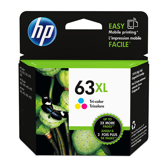 Picture of HP #63XL TRI COLOUR INK