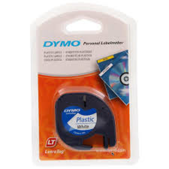 Picture of LABEL TAPE DYMO LETRA-TAG PLASTIC PEARL