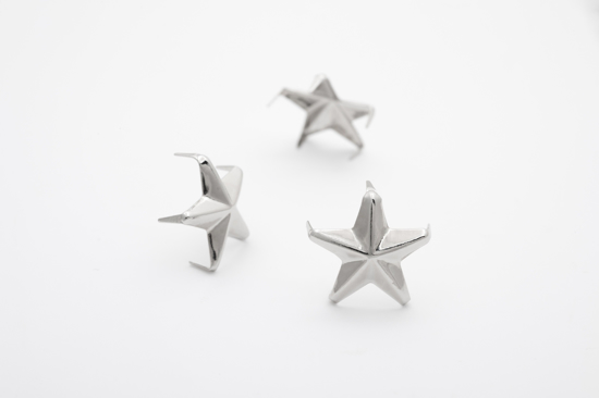 Picture of PAPER STUDS STAR SILVER
