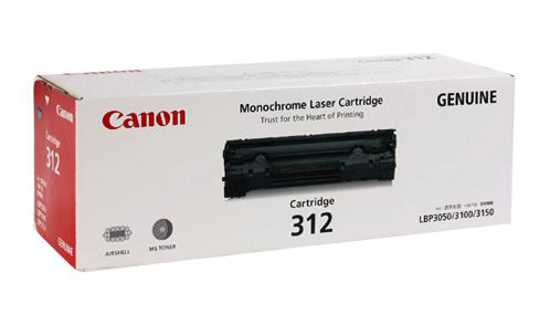 Picture of CANON CART312 BLACK TONER CART