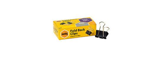 Picture of MBG FOLD BACK CLIPS 25MM BX12