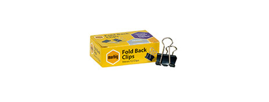 Picture of MBG FOLD BACK CLIPS 19MM BX12