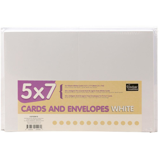 Picture of CARDS & ENVELOPES 5X7 CREAM