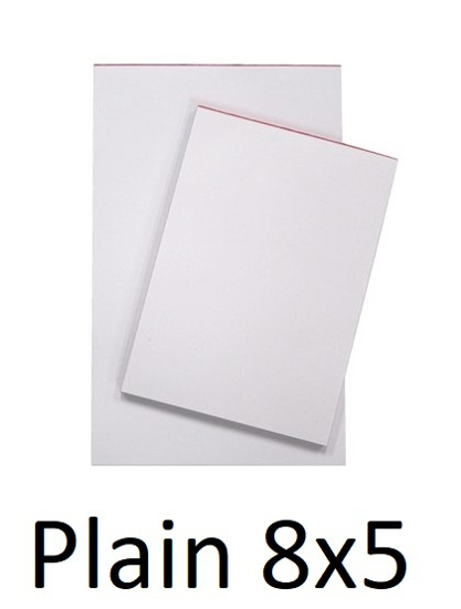 Picture of SCRIBBLER 8X5 BANK WHITE PLAIN