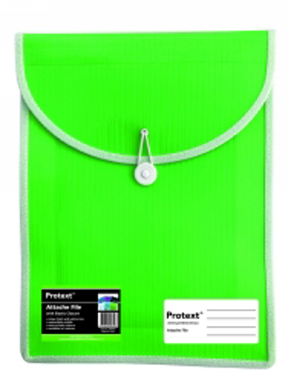 Picture of ATTACHE CASE PROTEXT FILE WITH ELASTIC CLOSURE LIME