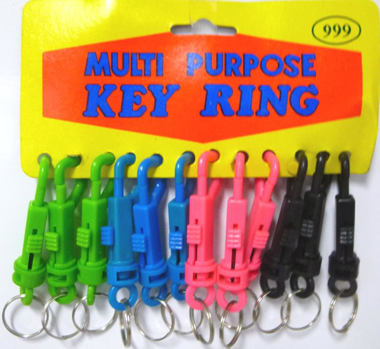 Picture of KEY RING SML PLASTIC DOG CLIP
