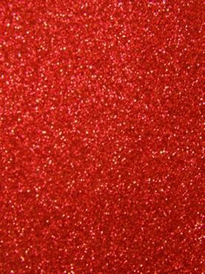 Picture of A4 GLITTER CARD RED
